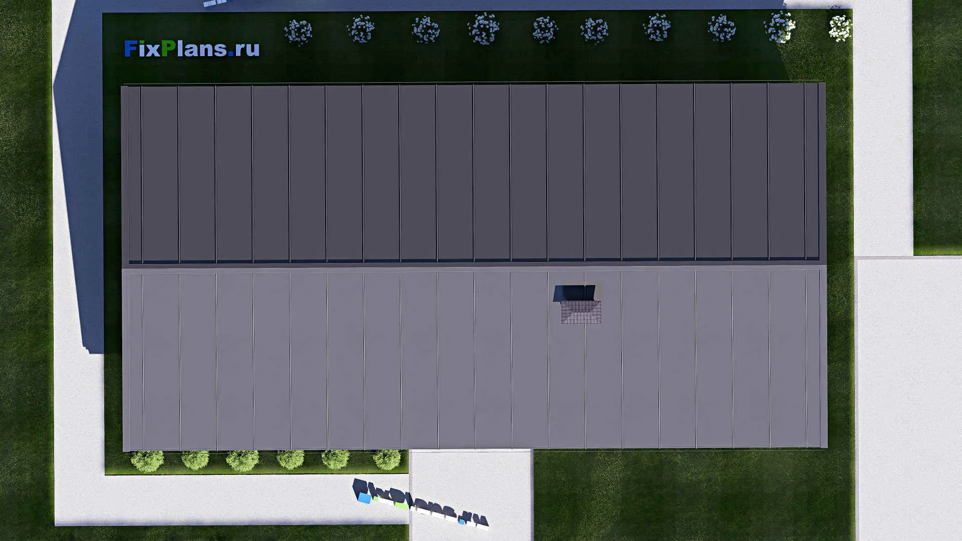 F-18485 - Проект одноэтажного дома 10 на 20, площадью 150 м² с 3 спальнями